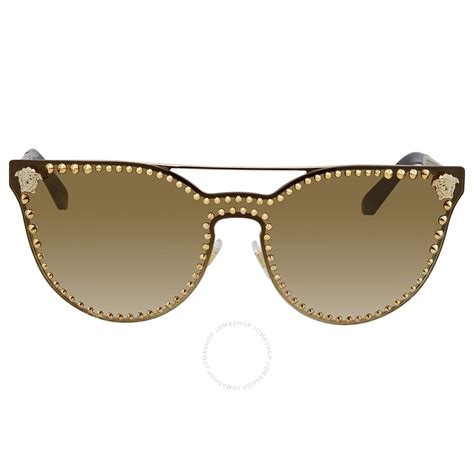 Versace Gold Gradient Cat Eye Sunglasses VE2177 